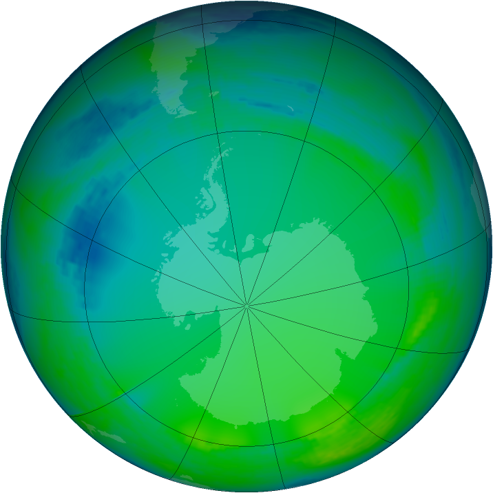 Ozone Map 2002-07-03
